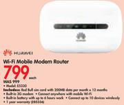 Huawei Wi-Fi Mobile Modem Router E5330