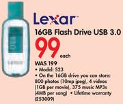 Lexar 16GB Flash Drive USB 3.0 S23