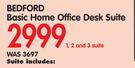 Bedford Basic Home Office Desk 1,2 & 3 Suite-Each