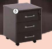 Bedford 3 Drawer Mobile Pedestal-530mm(h) x 400mm(w) x 450mm(d) Each