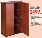 Prestige 2 Door 4 Tier Cabinet-Each