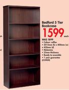 Bedford 5 Tier Bookcase-Each
