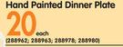 Hand Painted Dinner Plate-Each