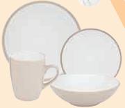 Stoneware Two Tone Dinner Plate
