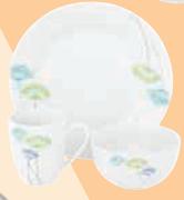 Primaries 12 Piece Dandelion Dinner Set-Per Set