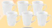 Primaries 6 Piece Coffee Mugs Bullet-Per Pack