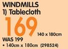 Windmills Tablecloth 140x180Cm