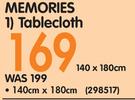 Memories Tablecloth 140x180Cm