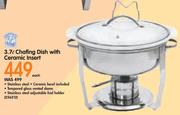 3.7L Chafing Dish With Ceramic Insert