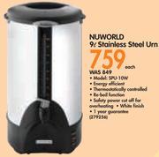 Nuworld 9L Stainless Steel Urn SPU-10W