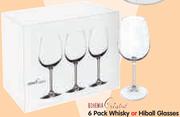 Bohemia Cristal 6 Pack Whisky Or Hiball Glasses-Per 6 Pack