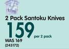 2 Pack Santoku Knives-Per 2 Pack