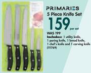 Primaries 5 Piece Knife Set-Per Set