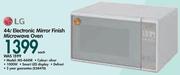 LG 44L Electronic Mirror Finish Microwave Oven MS-444SR