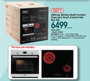 Defy 600mse Slimline Multi Function Oven plus Touch Control Hob DCB001-Per Set