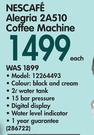 Nescafe Alegria 2A510 Coffee Machine 12264493