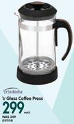 1L Glass Coffee Press-Each