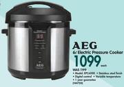 AEG 6L Electric Pressure Cooker EPC6000