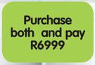 Hisense 359Ltr Combi Fridge with Water Dispenser H359BME-WD + 359Ltr Combi Fridge/Freezer H359BME