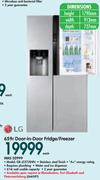 LG 659Ltr Door-in-Door Fridge/Freezer GR-J237JSNN