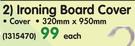Deluxe Ironing Board Cover 320x950mm-Each