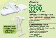 Sunbeam Steam Press SSP-32L+ Sunbeam Steam Press Stand SSPS-001