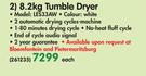 Speedqueen 8.2kg Tumble Dryer LES33AW