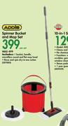 Addis Spinner Bucket and Mop Set-Per Set