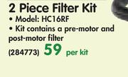 2 Piece Filter Kit HC16RF-Per Kit