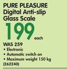 Pure Pleasure Digital Anti-Slip Glass Scale-Each