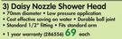 Ellies Daisy Nozzle Shower Head-Each