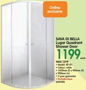 Sava Di Bella Lugar Quadrant Shower Door SP101