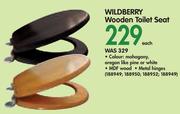 Wildberry Wooden Toilet Seat-Each