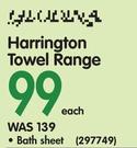 Harrington Towel Bath Sheet-Each