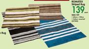 Romatex Striped Rug-60 x 100cm Each
