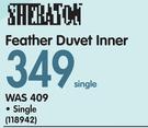 Sheraton Feather Single Duvet Inner