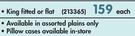 Primaries King Fitted Or Flat Sheeting-Each
