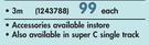 Rufflette Super C Double Track-3m Each