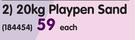 Playpen Sand 20Kg-Each