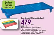 Pre-School Stackable Bed-Each