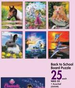 Back To School Board Puzzle Assorted-Each