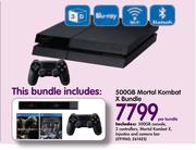 PS4 500GB Mortal Kombat X Bundle-Per Bundle