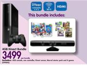 Xbox 360 4GB Kinect Bundle-Per Bundle
