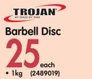 Trojan Barbell Disc-1Kg Each