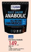 USN Fast Grow Anabolic-1Kg Each