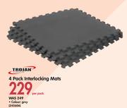 Trojan 4 Pack Interlocking Mats-Per Pack