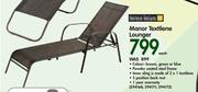 Terrace Leisure Manor Textilene Lounger-Each