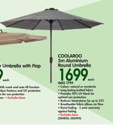Coolaroo 3m Aluminium Round Umbrella-Each