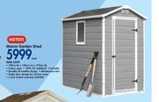Keter Manor Garden Shed-198cm(h)x130cm(w)x192cm(d)