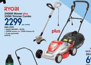 Ryobi 2400W Mower Plus 350W Trimmer Combo RM2400+RL350